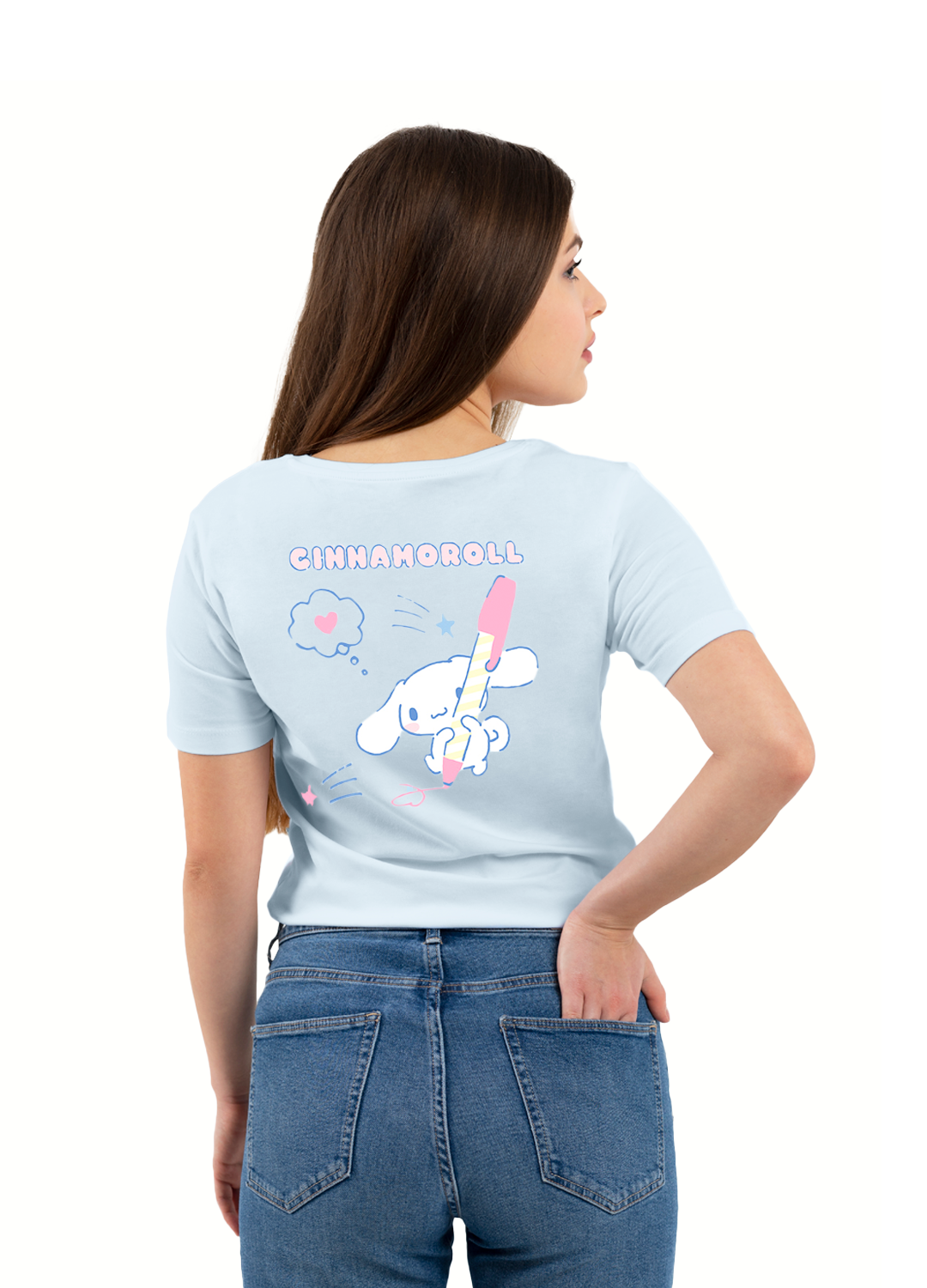 Playera Cinnamoroll Rainbow