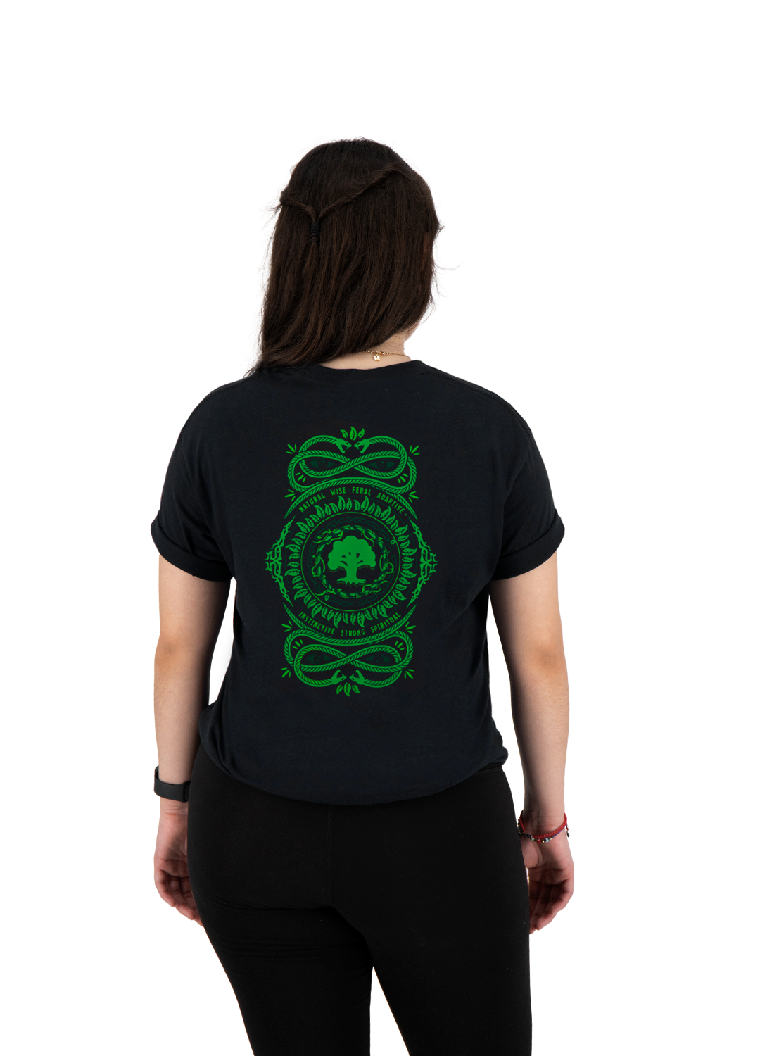 Playera Magic the Gathering Land Forest Green