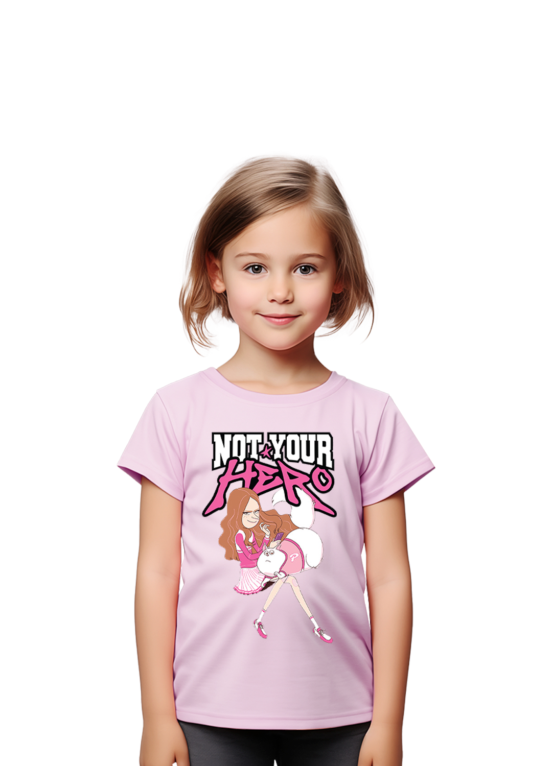 Playera Niña Mi Villano Favorito Not you Hero