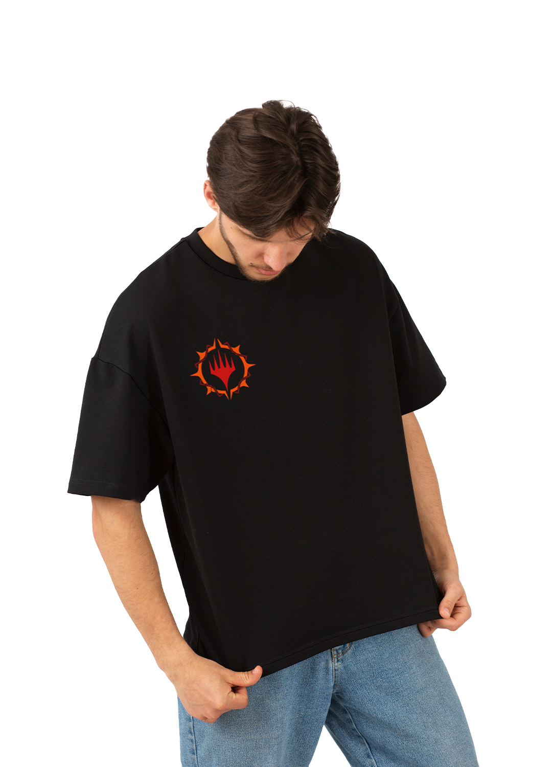 Playera Magic the Gathering Land Mountain Red