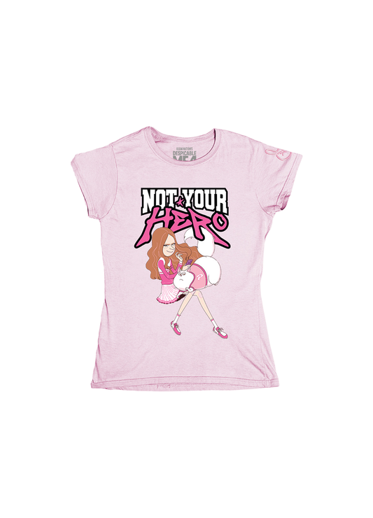 Playera Niña Mi Villano Favorito Not you Hero