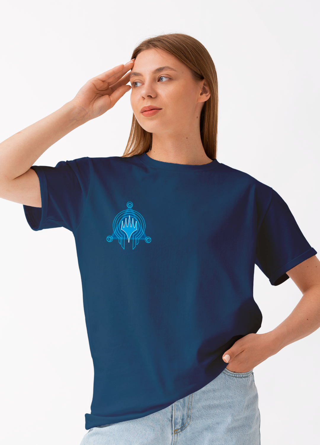 Playera Magic the Gathering Land Island Blue