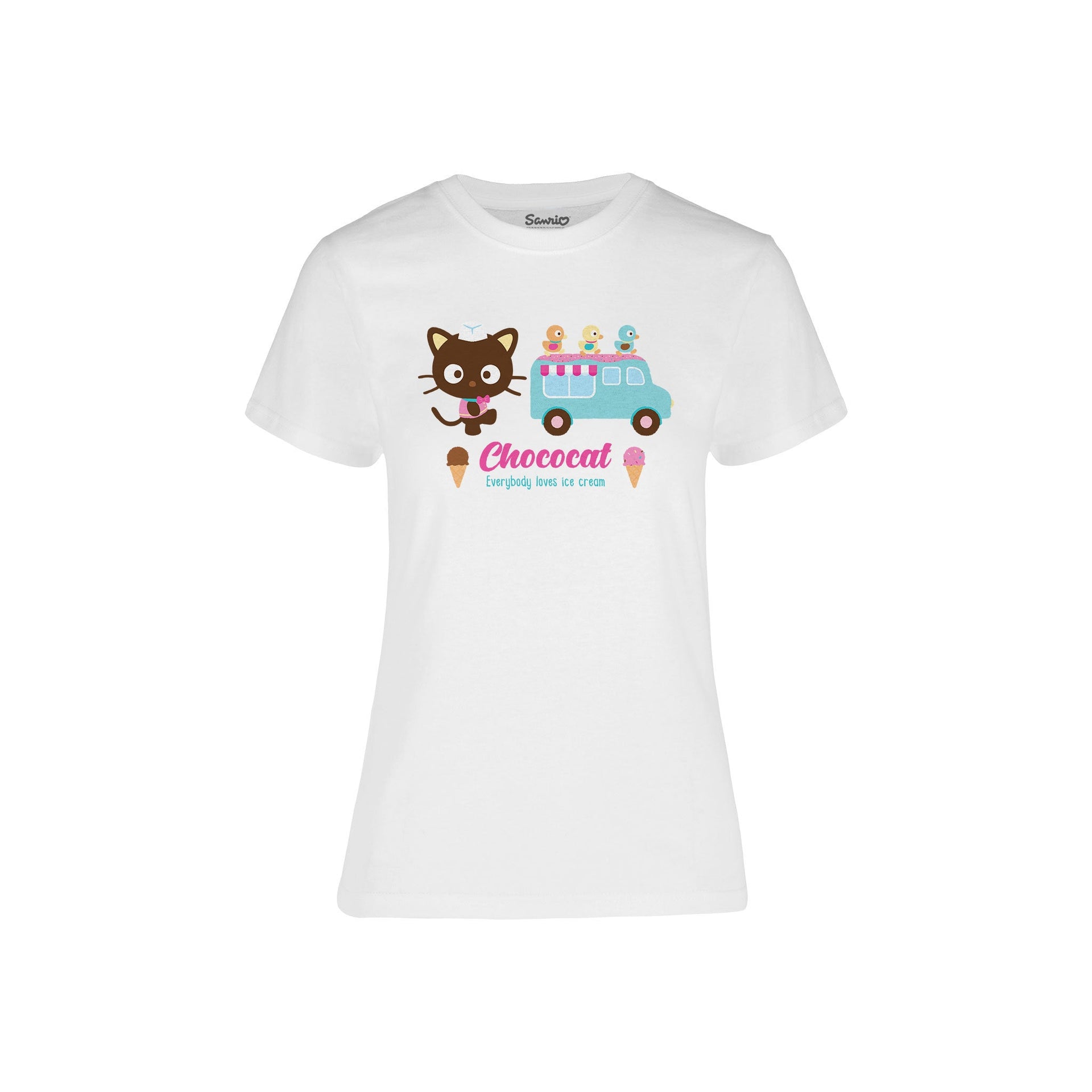 Playera de Mujer Chococat - Ice Cream Car