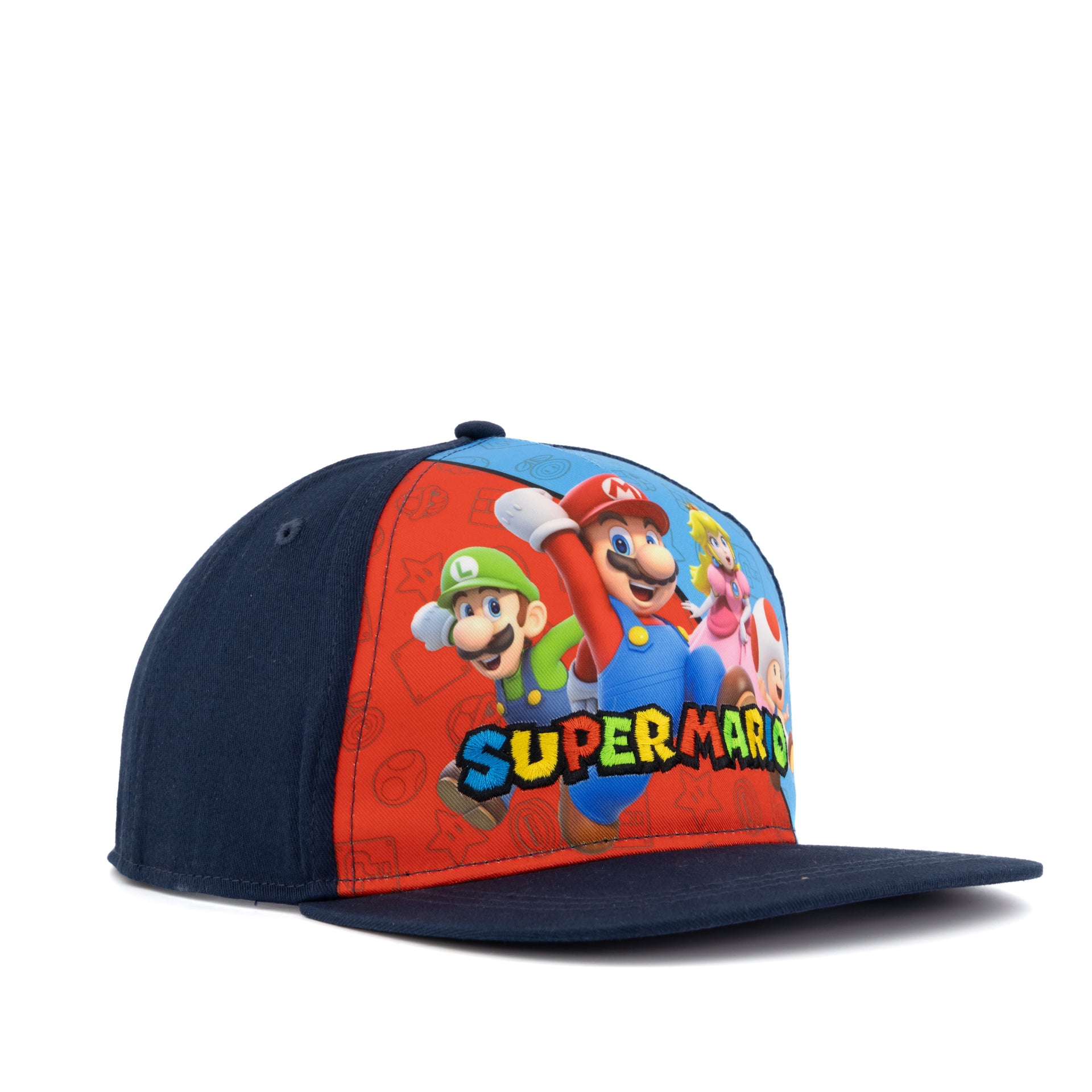 Super-Mario-Gorra-Para-niños-Ajustable-Peach-Toad-Luigi-Nintendo