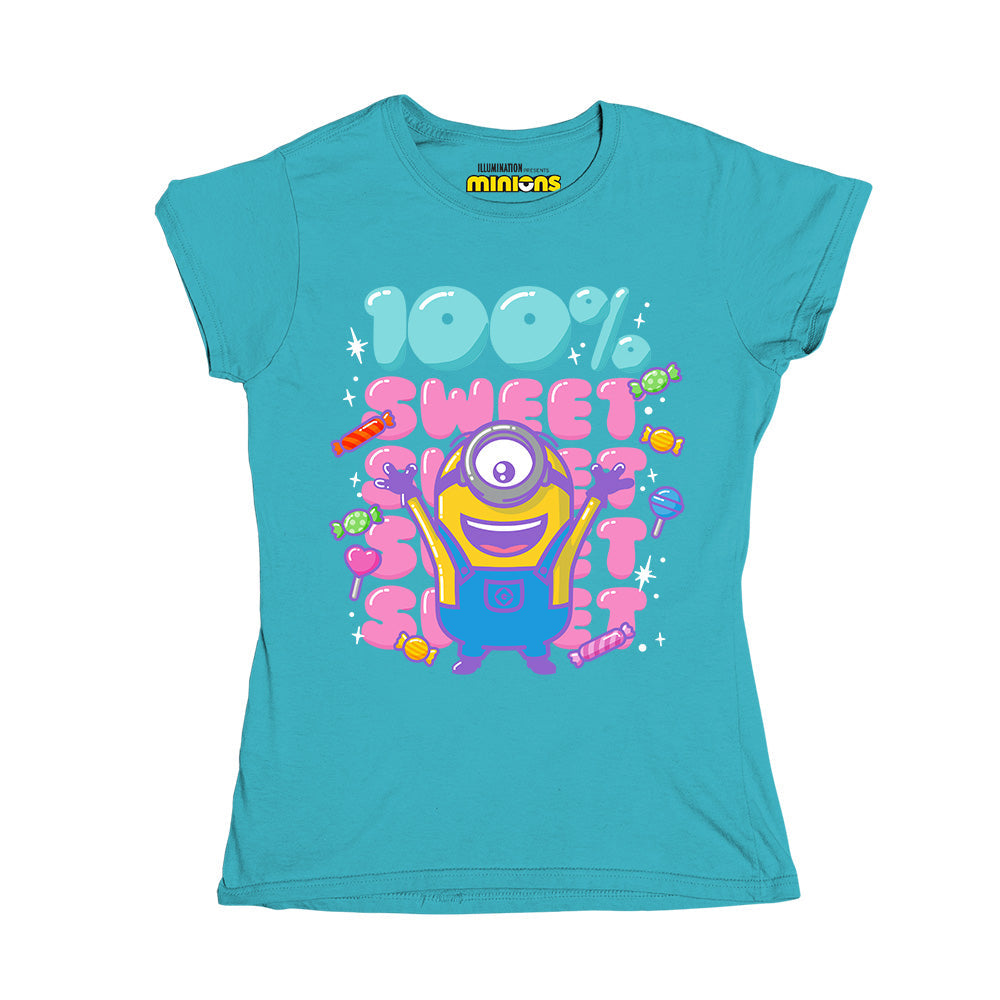 Playera Niña Minions One hundred