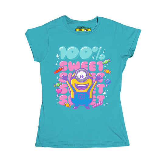 Playera Niña Minions One hundred