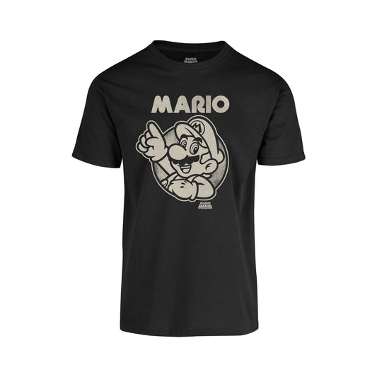 Playera Mario Bros Hombre - Mario Retro