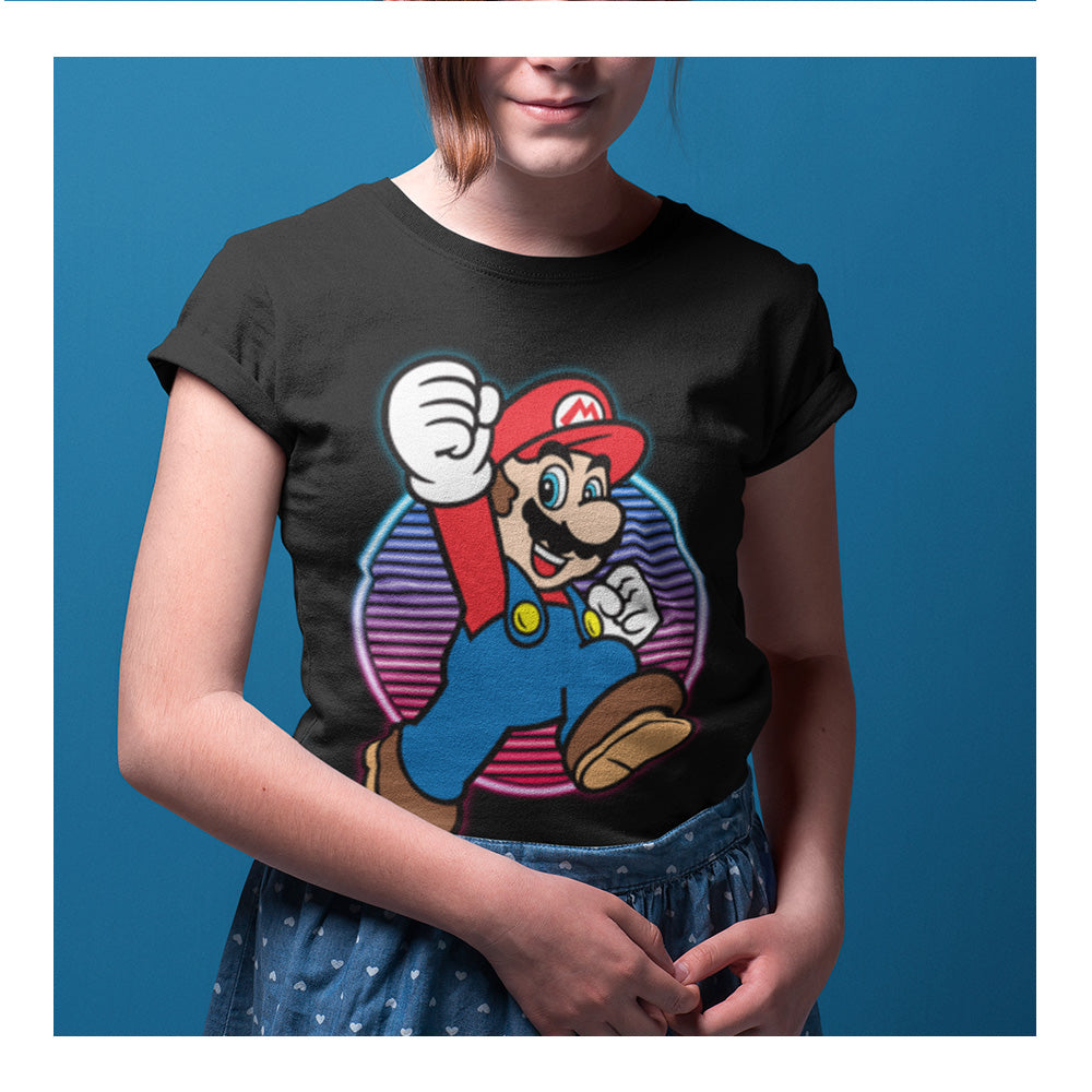 Playera Niña Nintendo - Jump