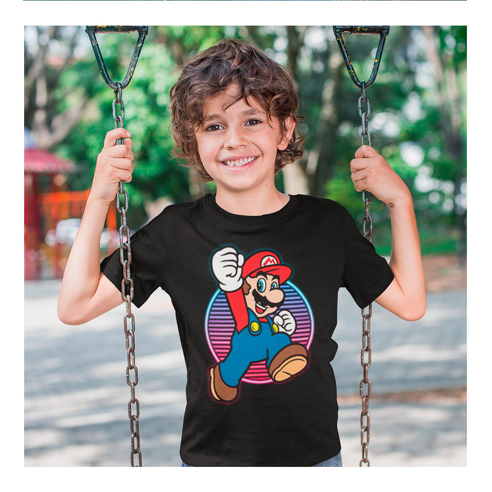 Playera Niño Nintendo - Jump