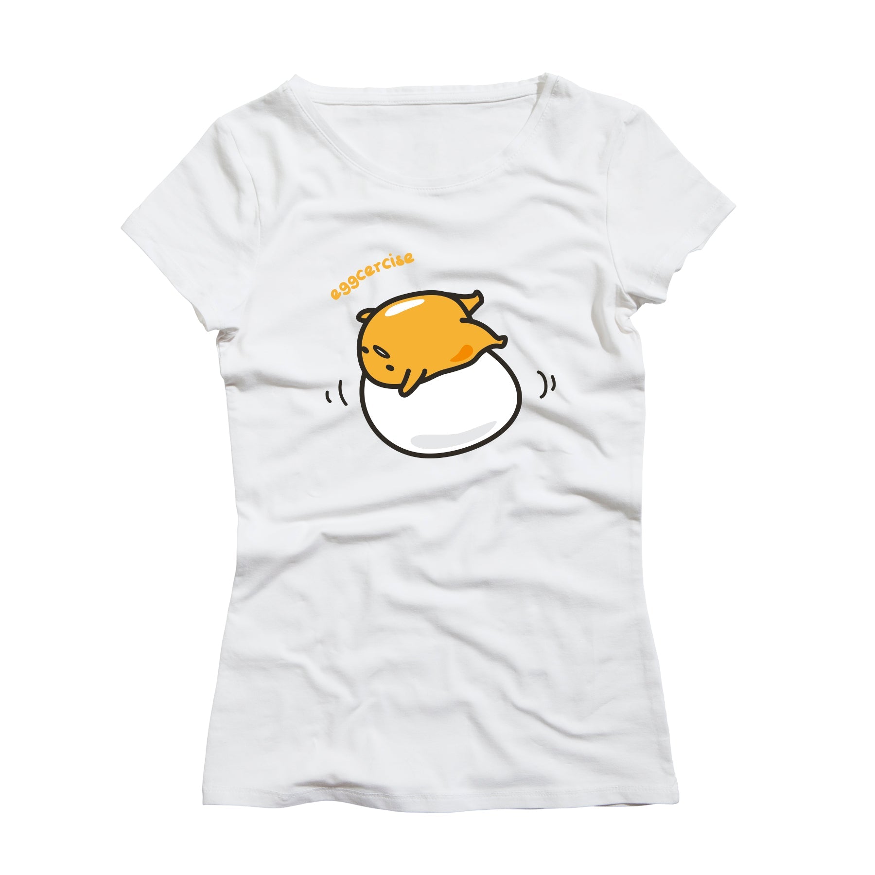 Playera de Mujer Gudetama - Eggcercise