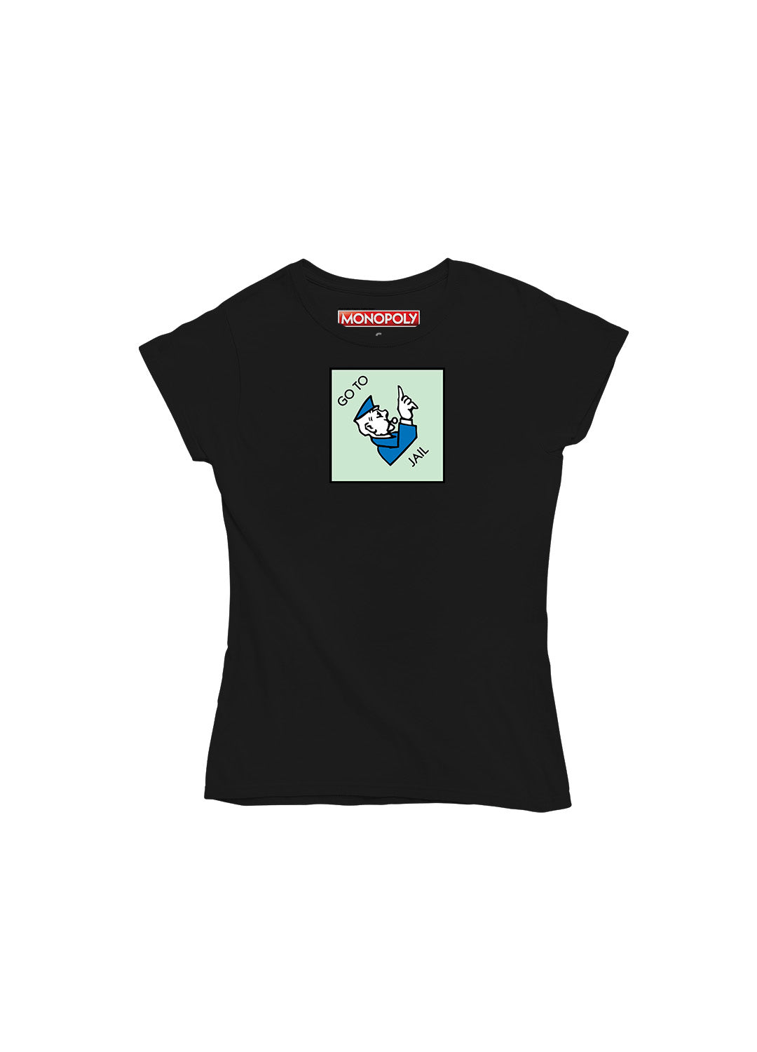 Playera de Mujer Monopoly Go to Jail