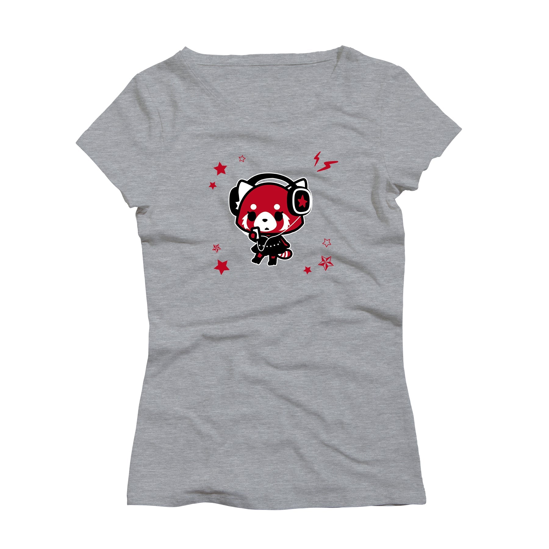 Playera de Mujer Aggretsuko - Walkman Stars