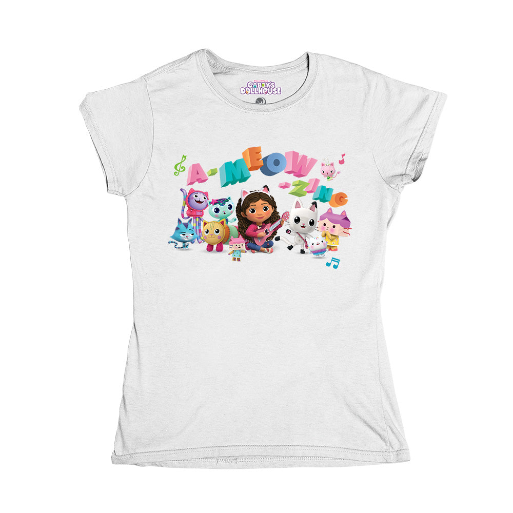 Playera Niña Gaby´s Dollhouse Meow