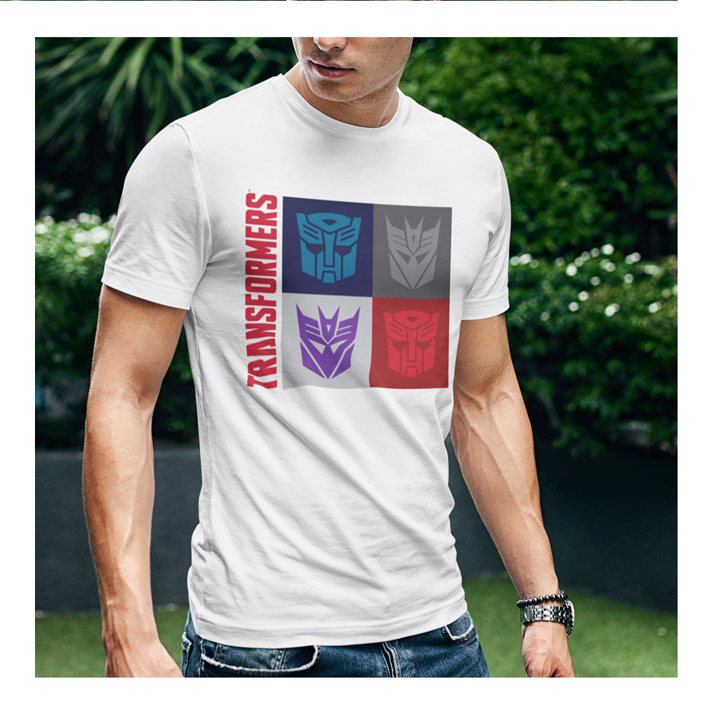 Playera Transformers Faces