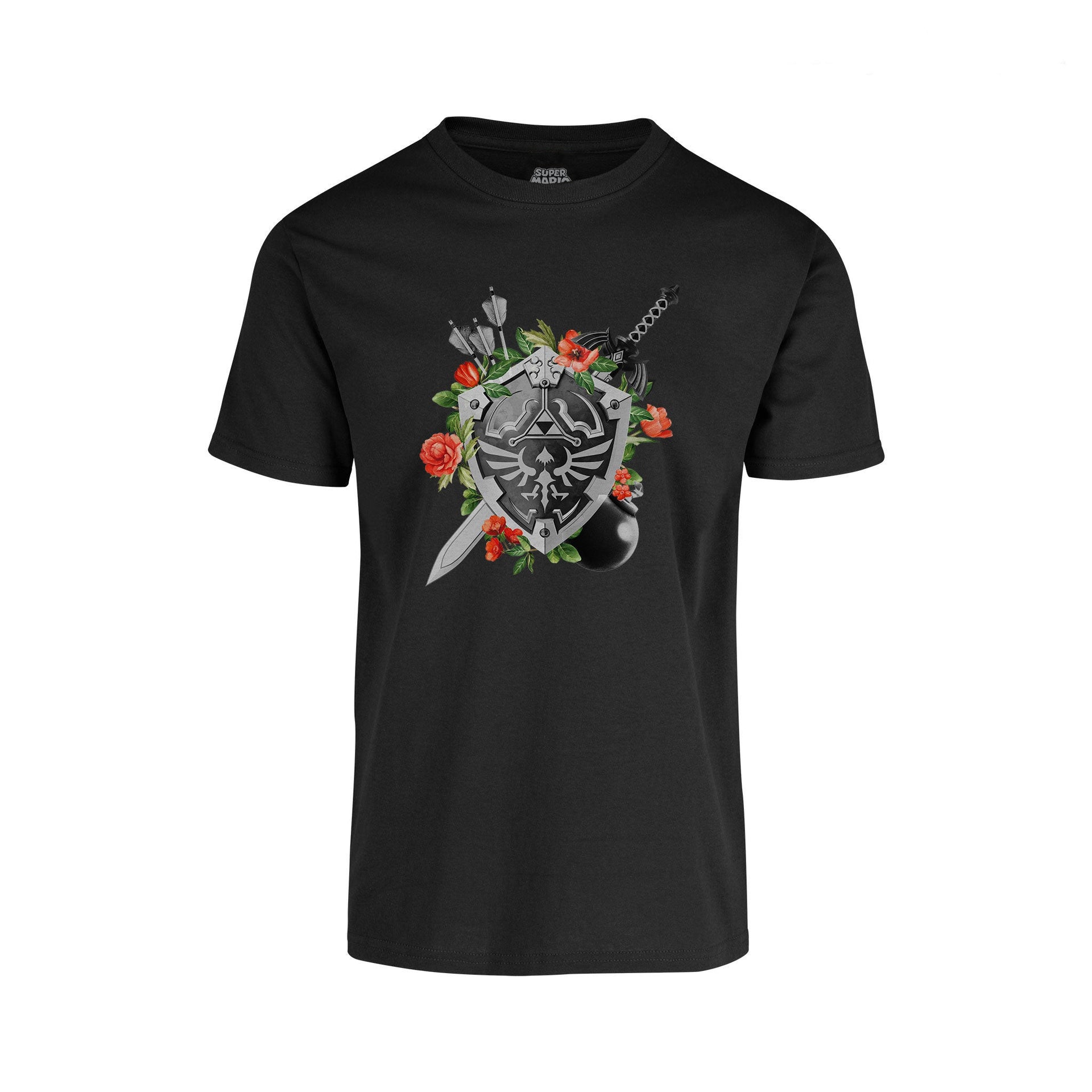 Playeras Nintendo Hombre - Flower Shield