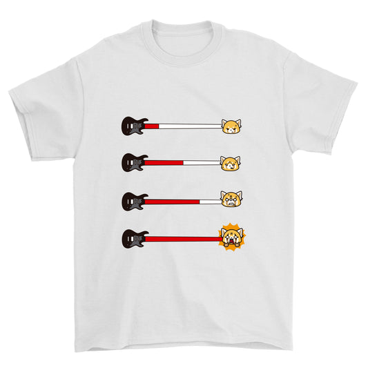 Playera Aggretsuko - Guitar Levels