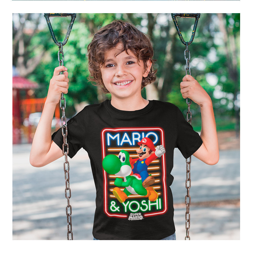 Playera Niño Nintendo - Mario & Yoshi