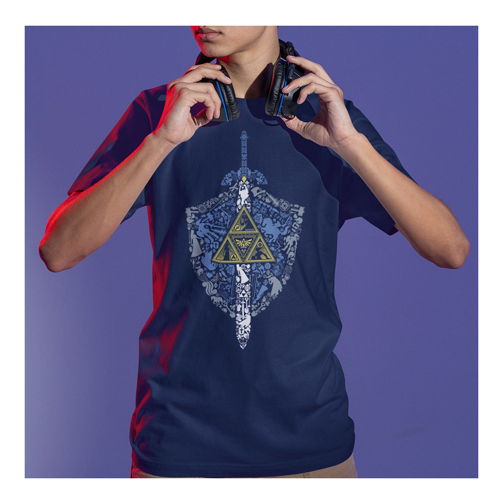 Playera Zelda Escudo y Espada