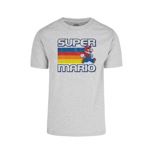 Playera Mario Bros Hombre - Sm Vintage Retro