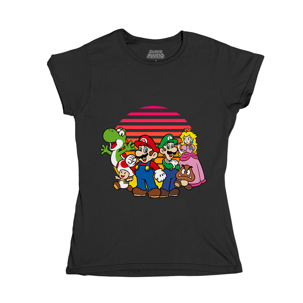 Playera Niña Nintendo - Sunset