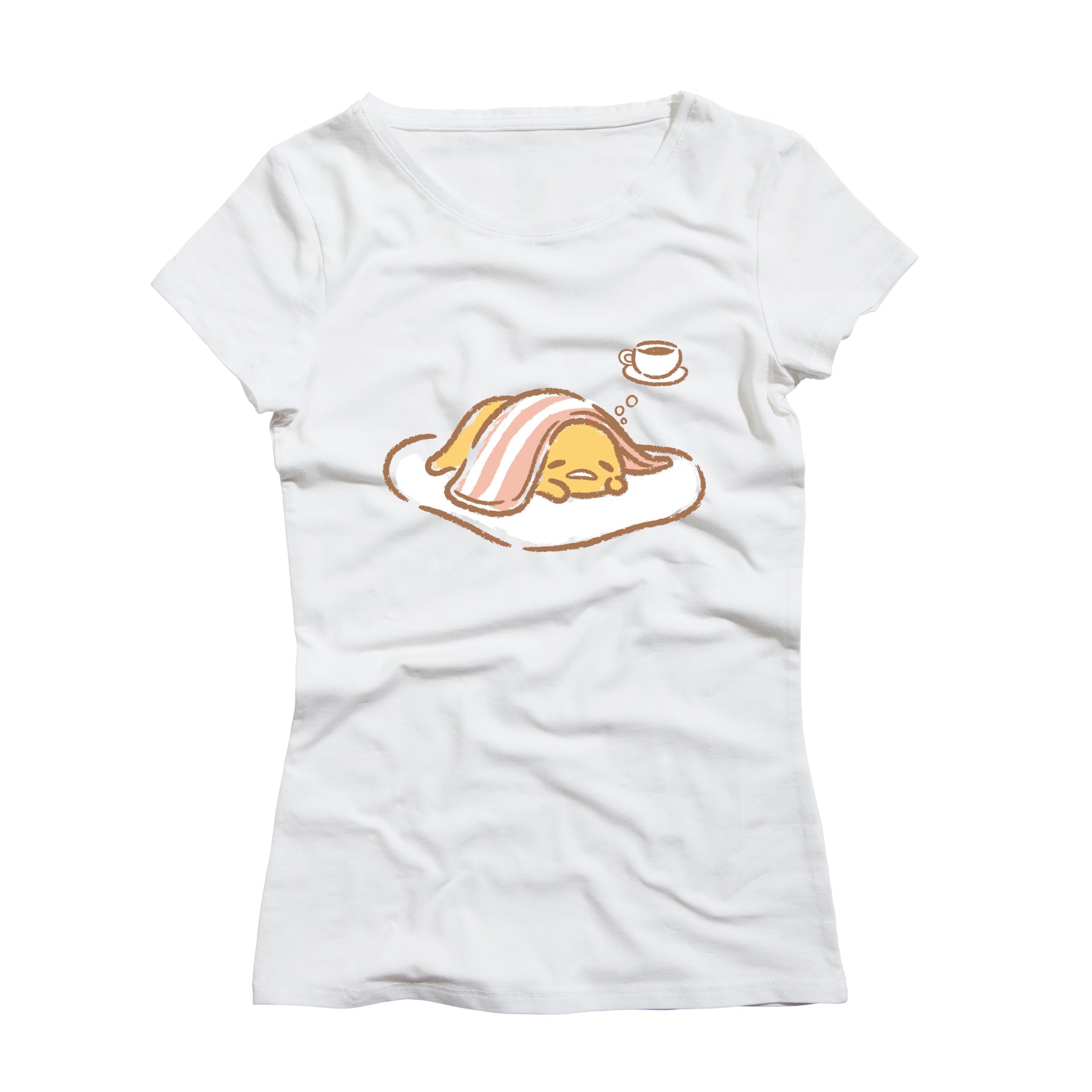 Playera de Mujer Gudetama - Coffee Please