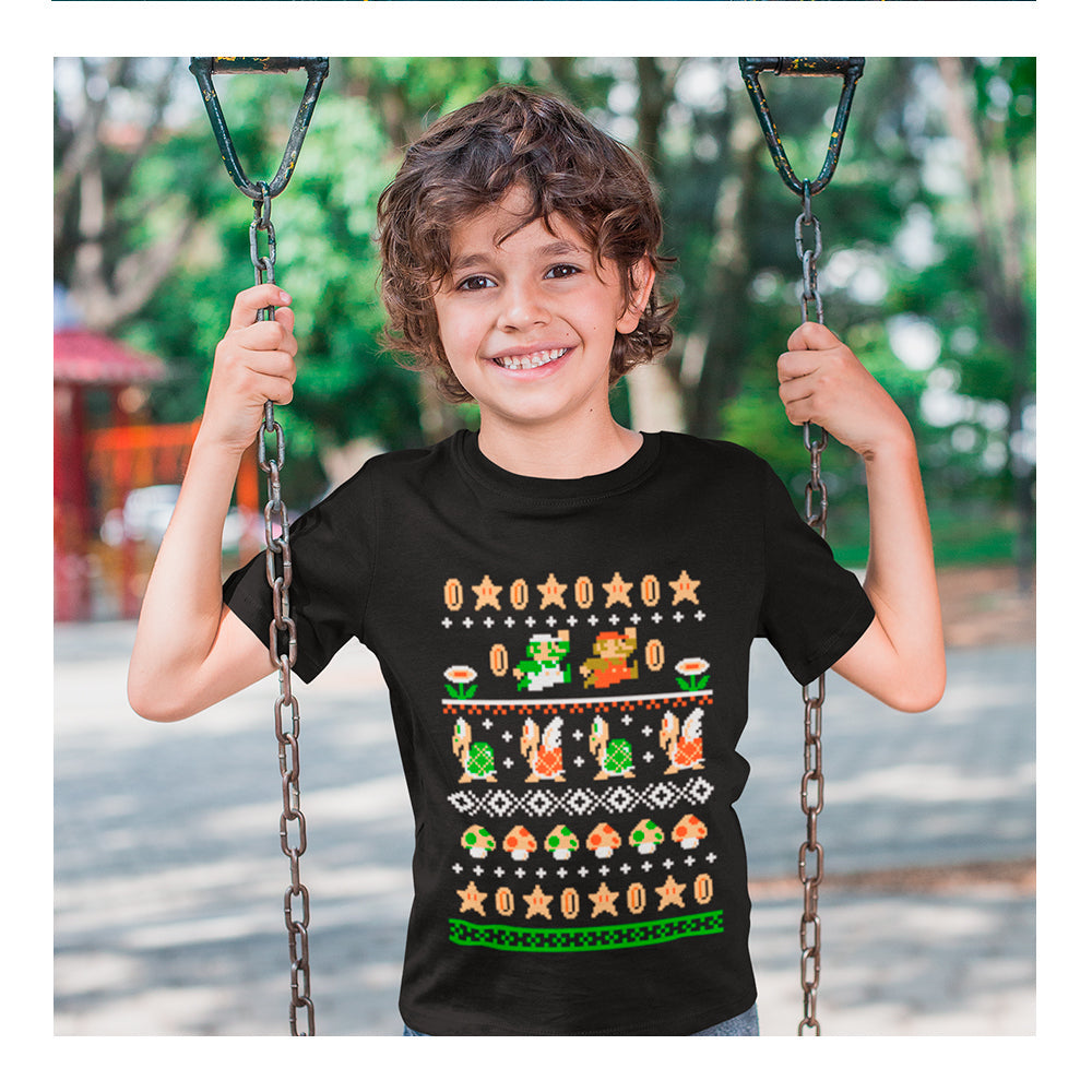 Playera Niño Nintendo - Coins