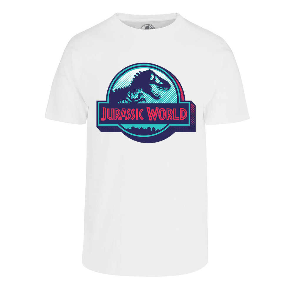 Playera Jurassic World Logo Neon