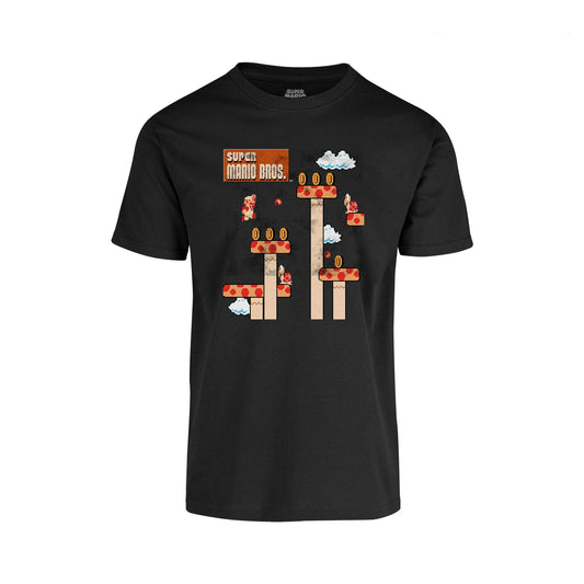 Playera Mario Bros Hombre - Level 5 Retro