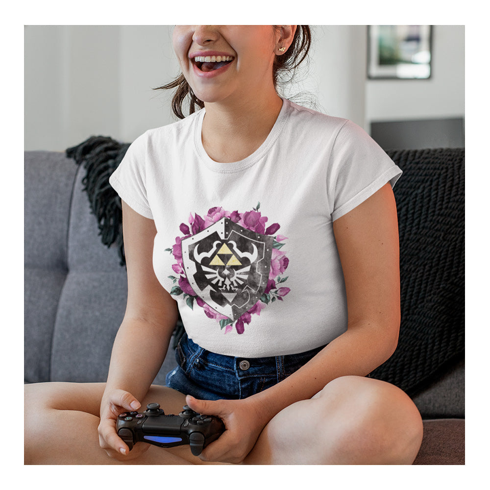 Playera de Mujer Zelda Escudo