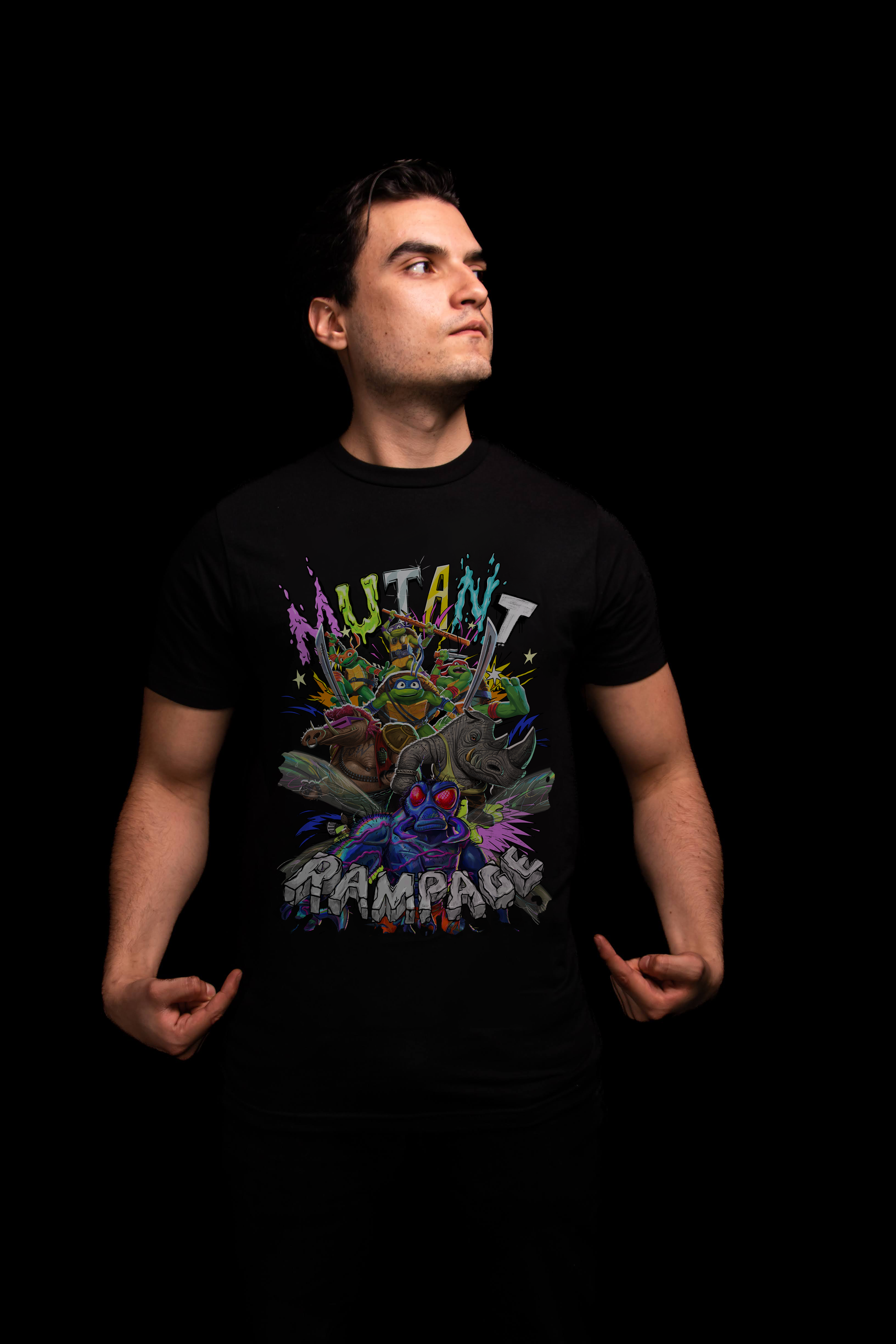 Playera Tortugas Ninja la Película Rampage