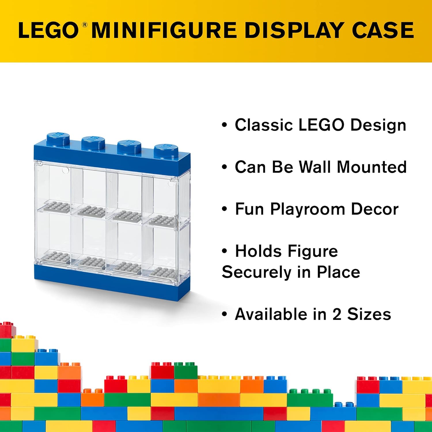 LEGO STORAGE DISPLAY PARA FIGURAS 8