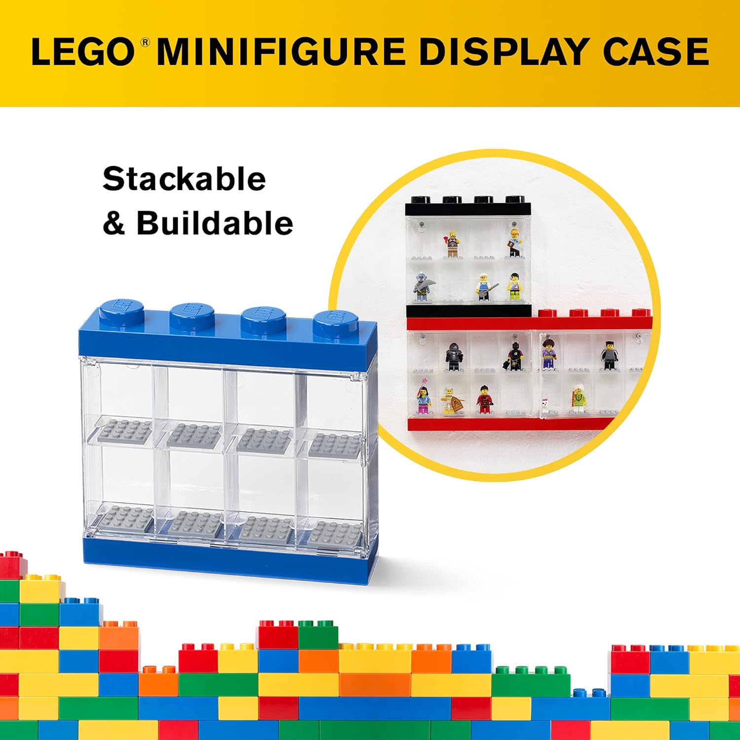 LEGO STORAGE DISPLAY PARA FIGURAS 8