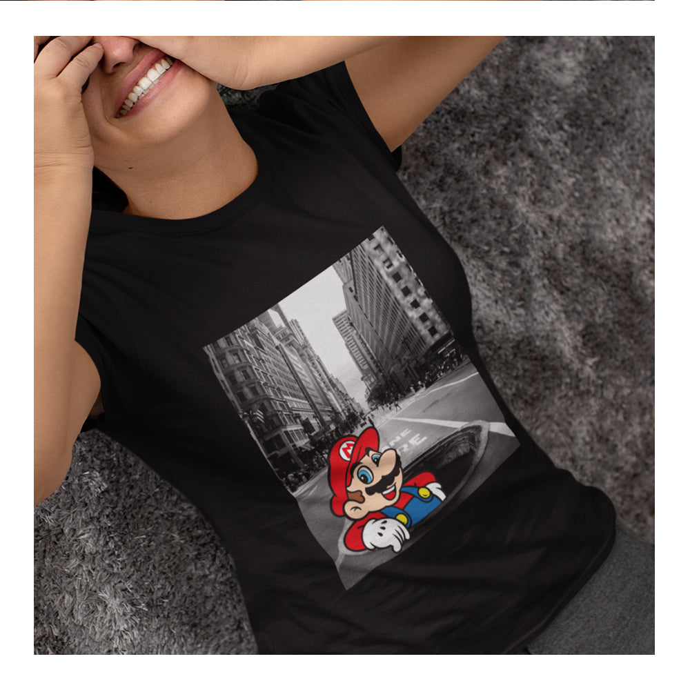 Playera Mario Bros Mujer - Nyc