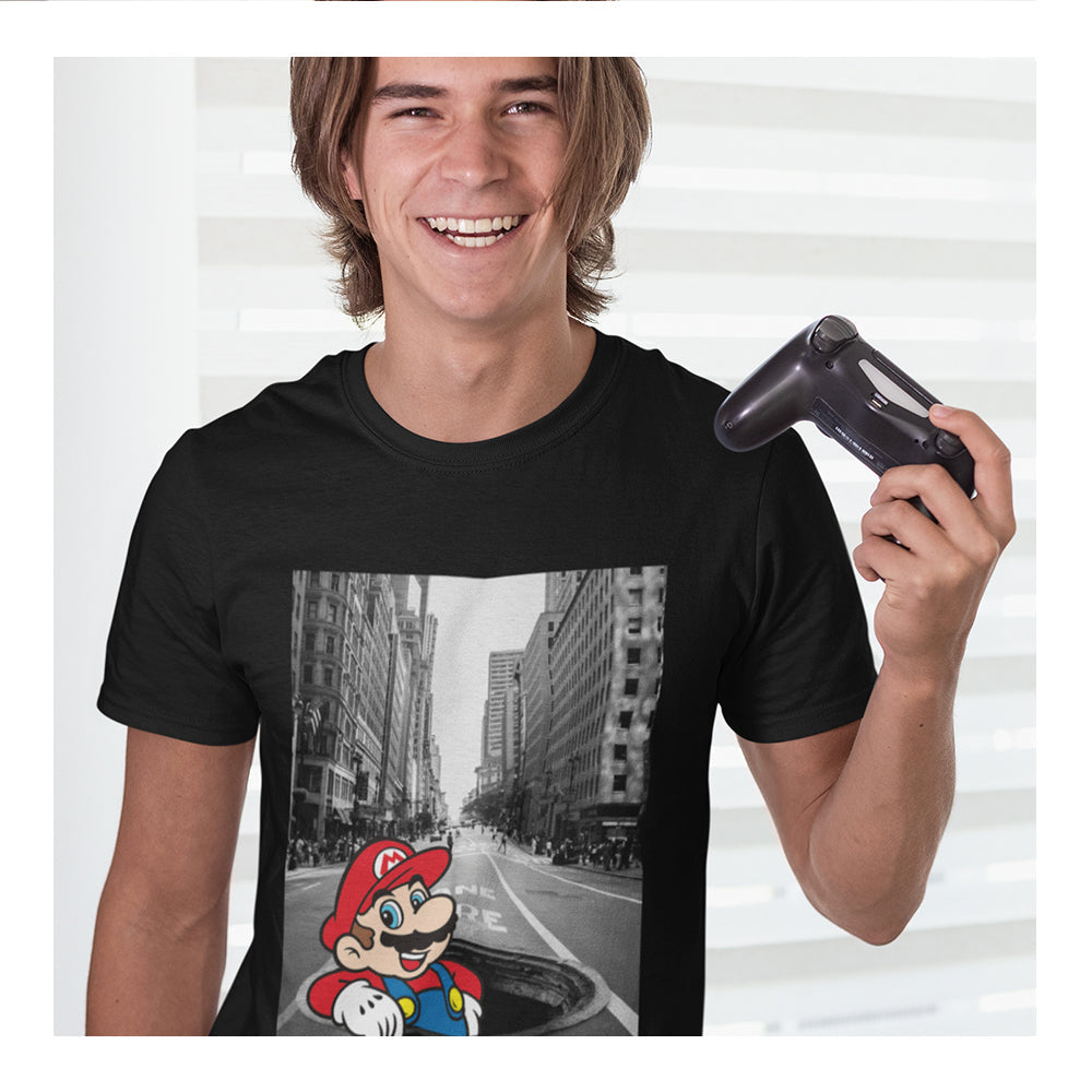 Playera Mario Bros Hombre - Nyc