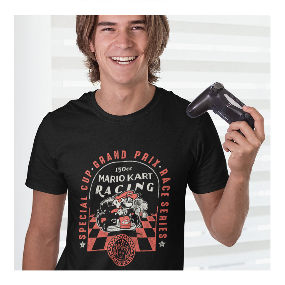 Playera Mario Bros Hombre - Special Cup Retro