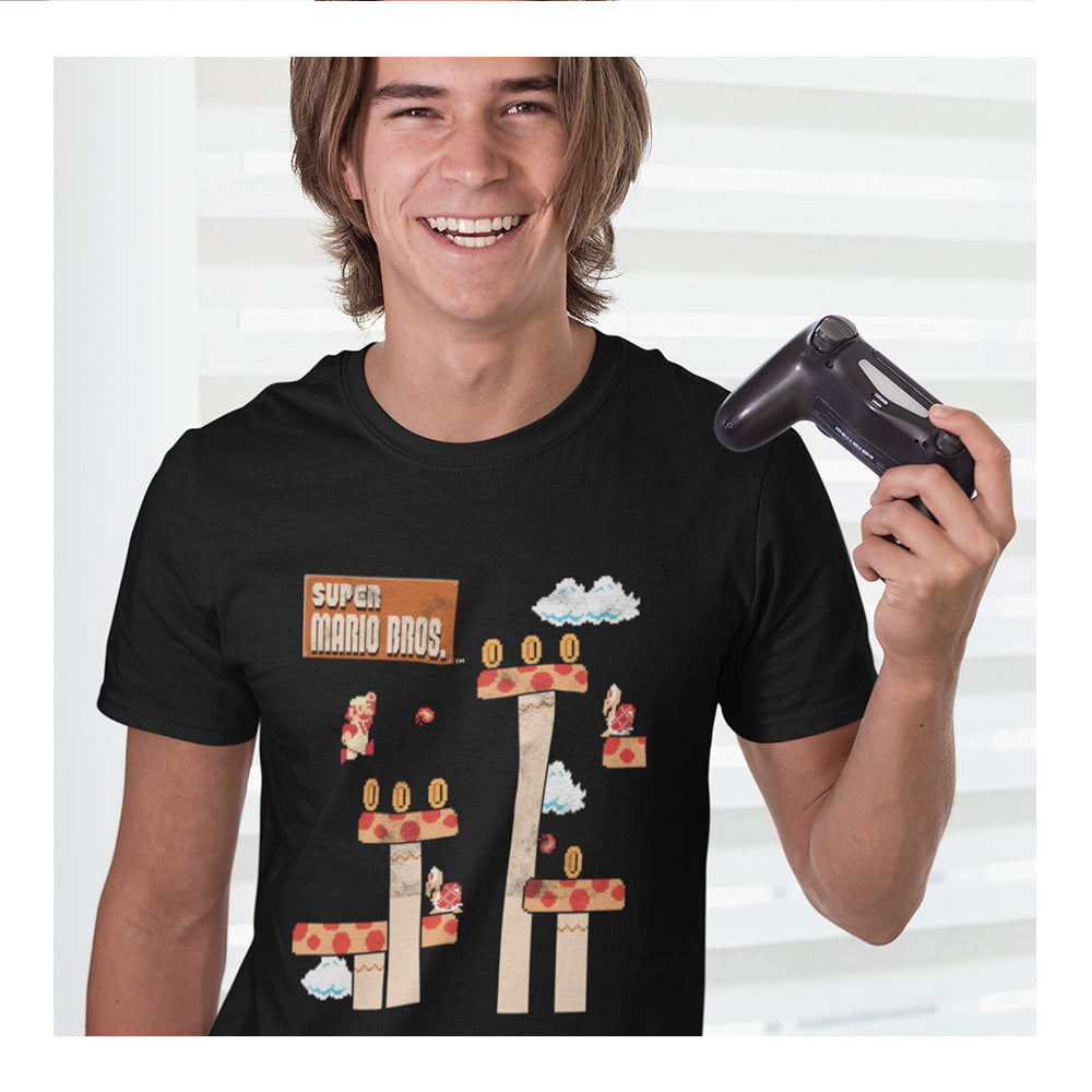 Playera Mario Bros Hombre - Level 5 Retro