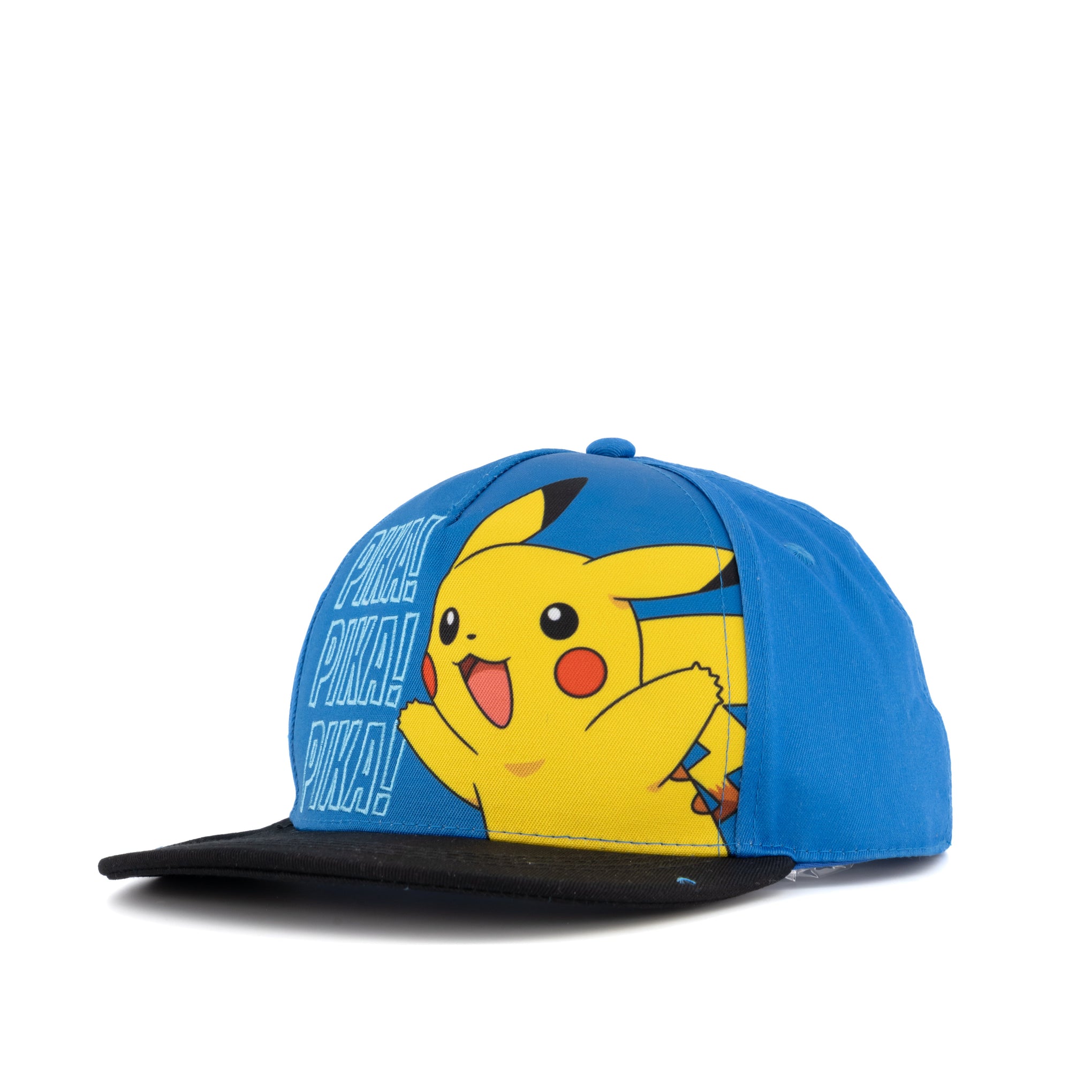 Pokemon-Gorra-para-Niños-Pika-Pikachu-Azul-Ajustable