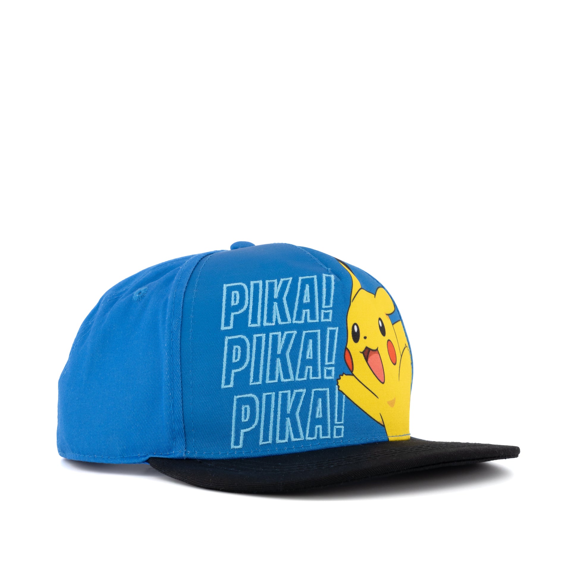 Pokemon-Gorra-para-Niños-Pika-Pikachu-Azul-Ajustable