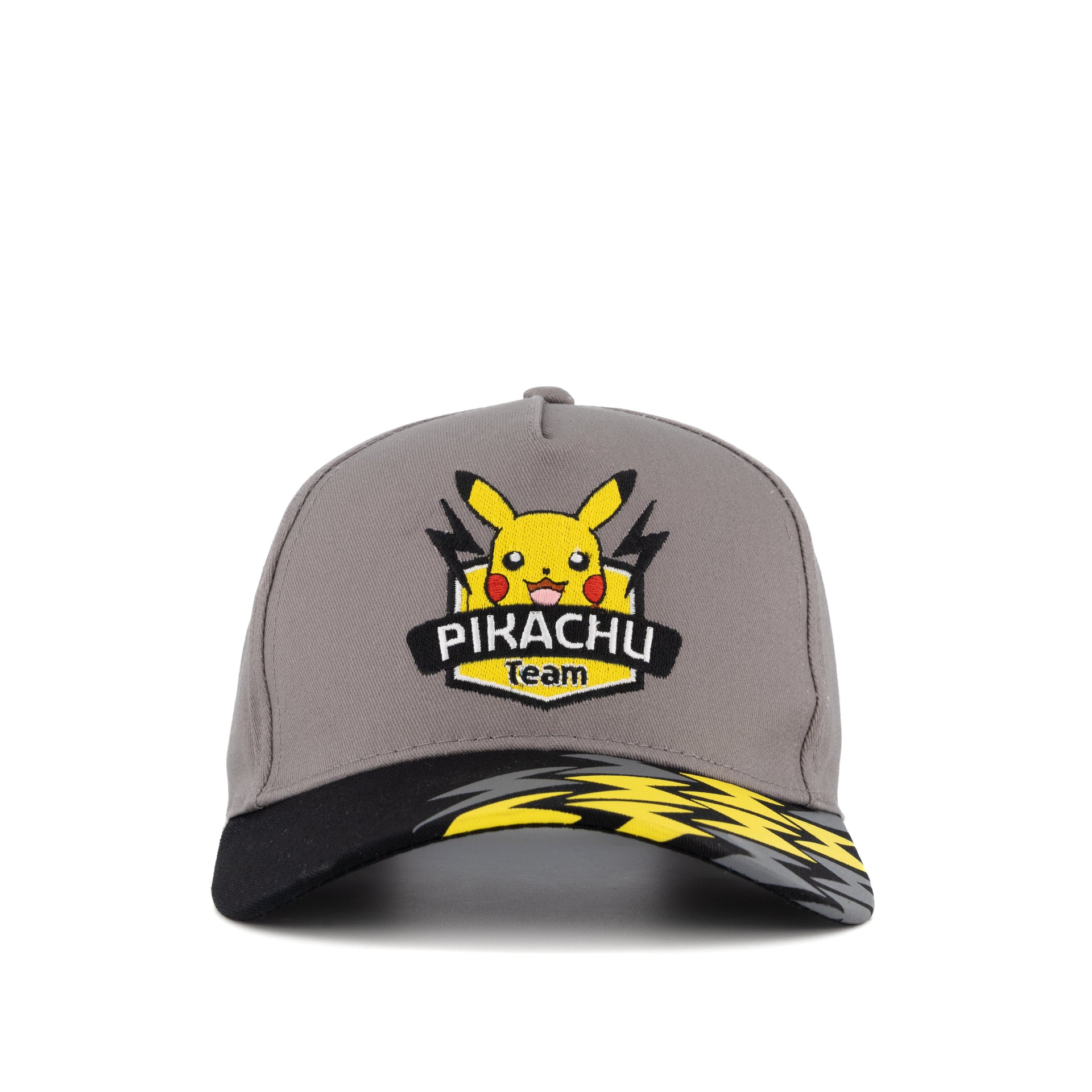 Pokemon-Gorra-Pikachu-Parche-Rayo-Electricidad-Ajustable