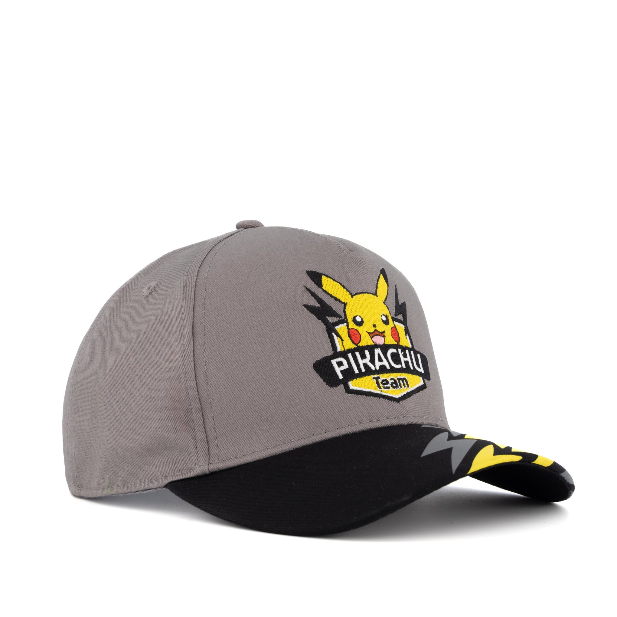 Pokemon-Gorra-Pikachu-Parche-Rayo-Electricidad-Ajustable