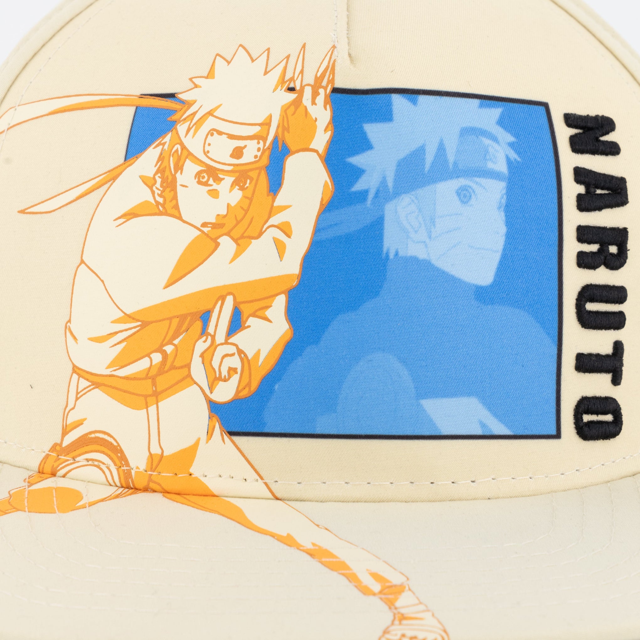 Naruto-Gorra-Unisex-Action-Skater-Shipuden-Beige-Ajustable