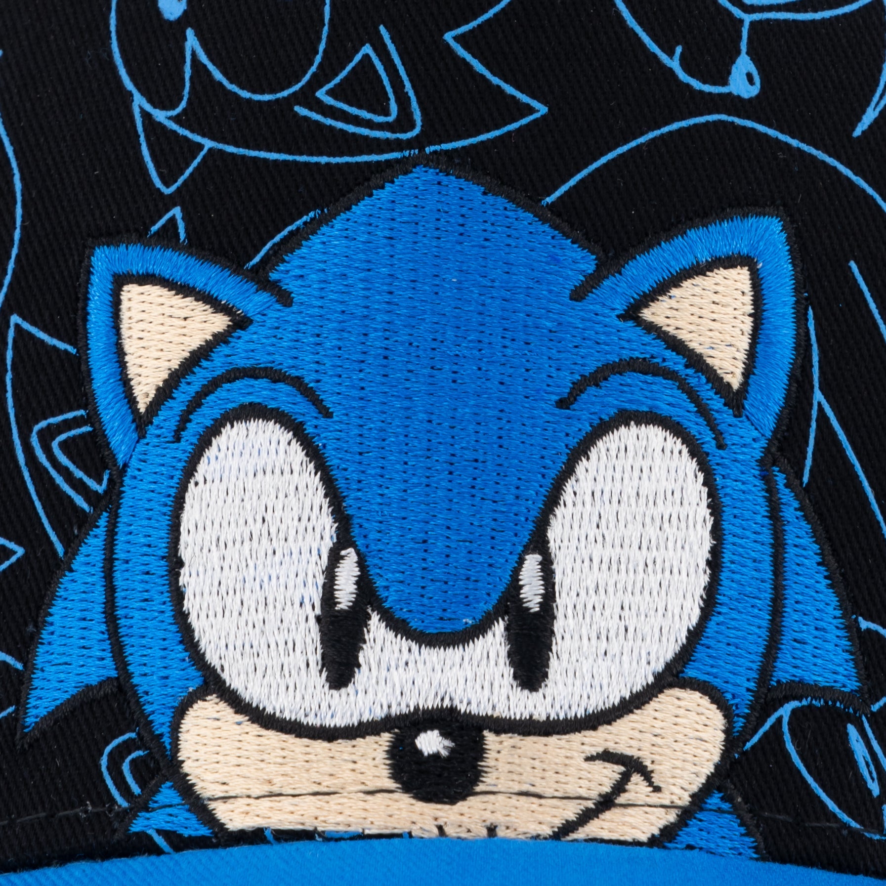 Sonic-Gorra-para-niños-ajustable-negra