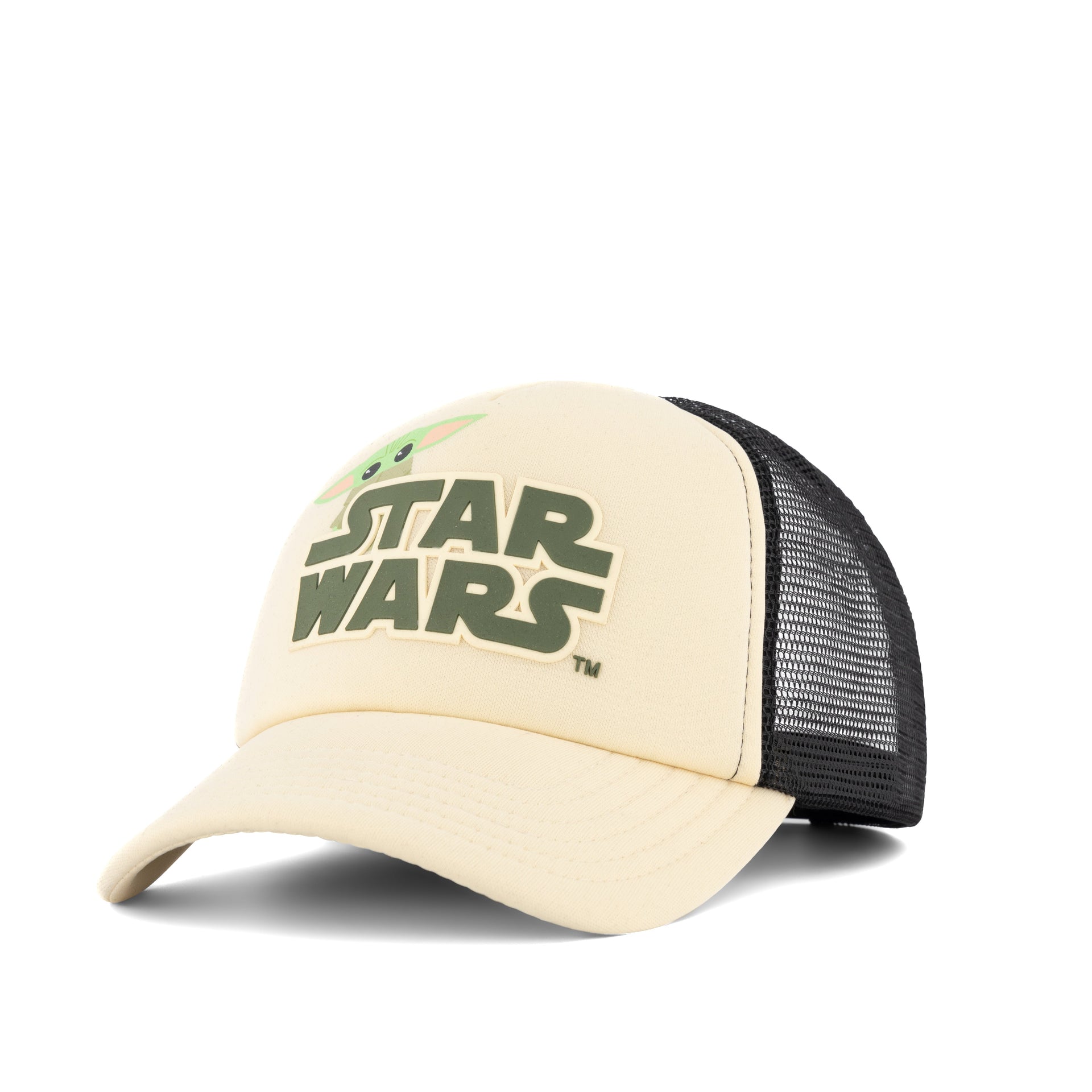 The-Mandalorian-Gorra-trucker-Star-Wars-logo-Grogu-Disney-Ajustable-