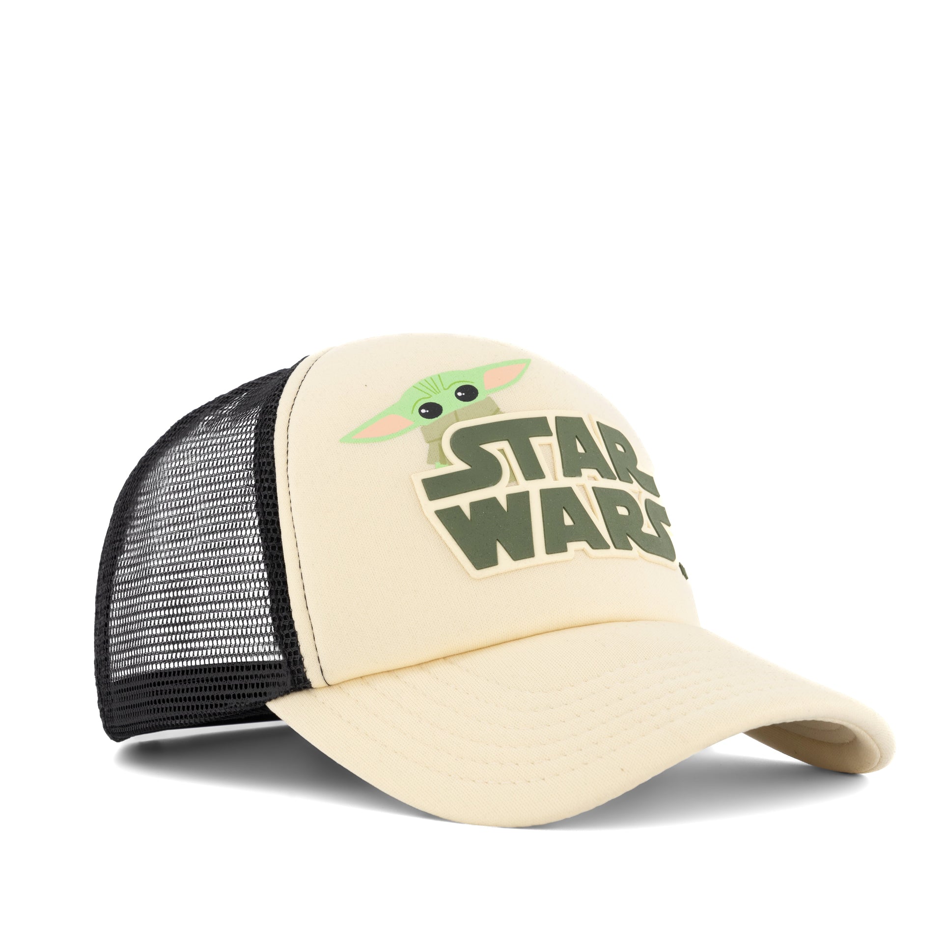 The-Mandalorian-Gorra-trucker-Star-Wars-logo-Grogu-Disney-Ajustable-