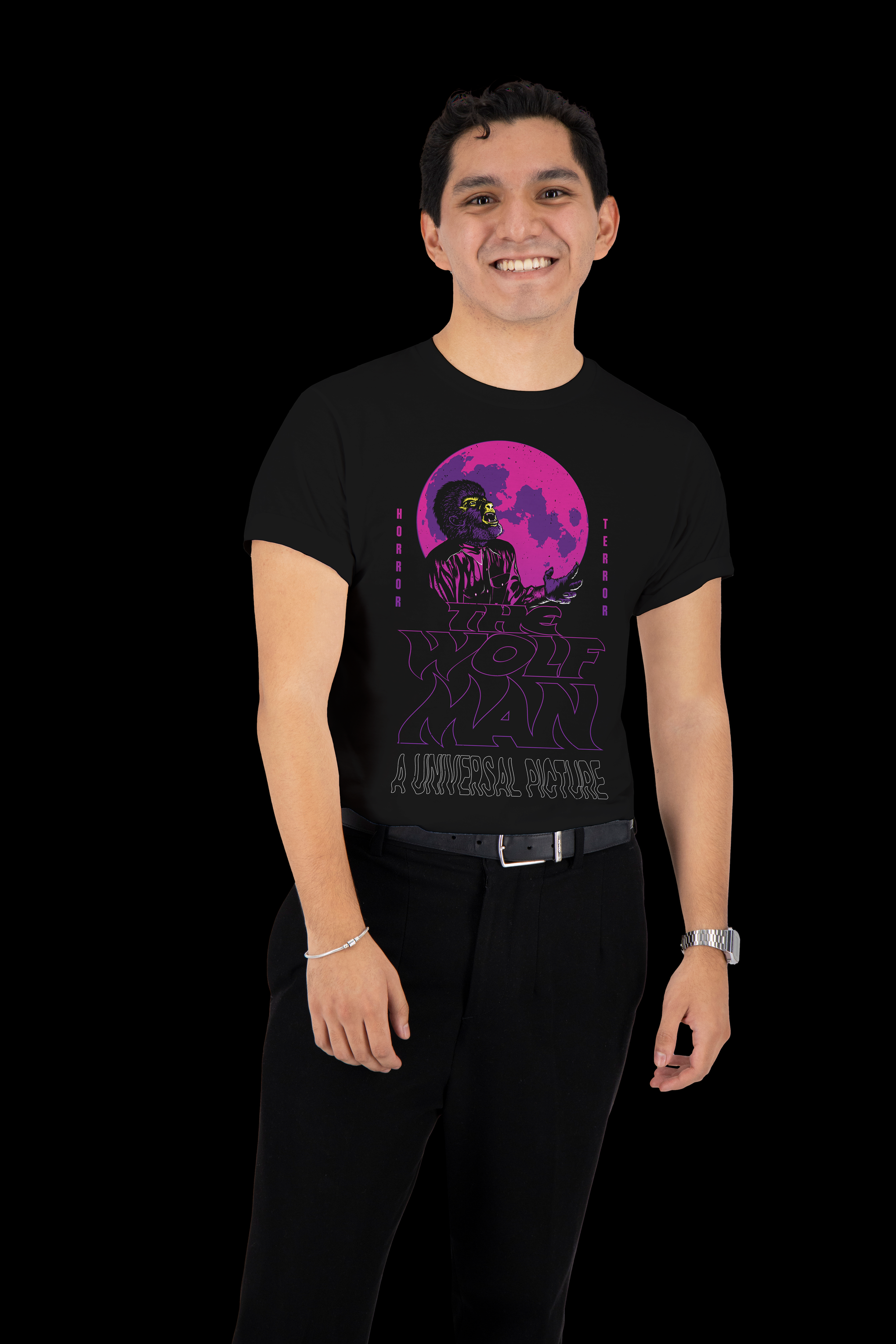 Playera Monsters Universal The Wolf Man