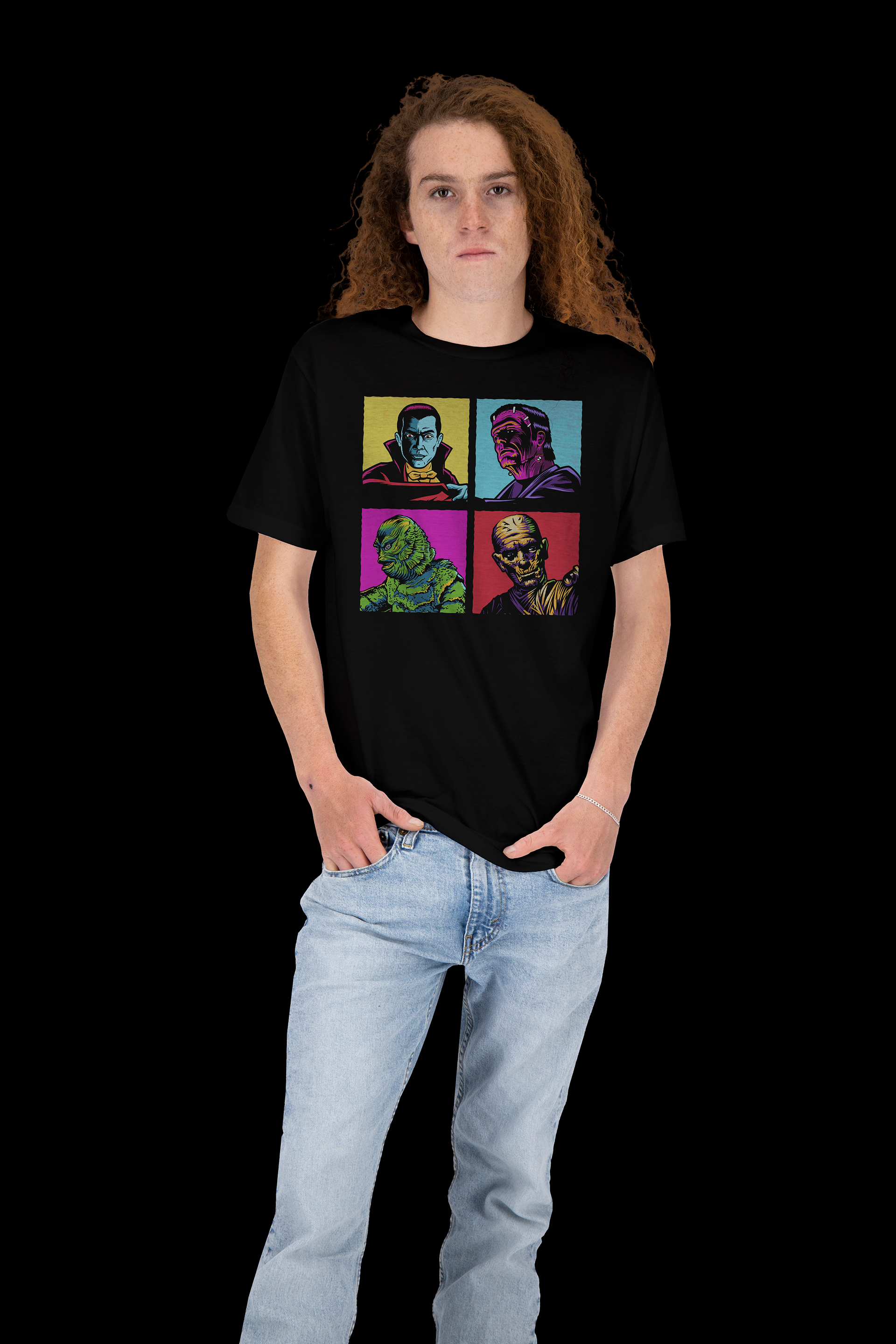 Playera Monsters Universal Warhol