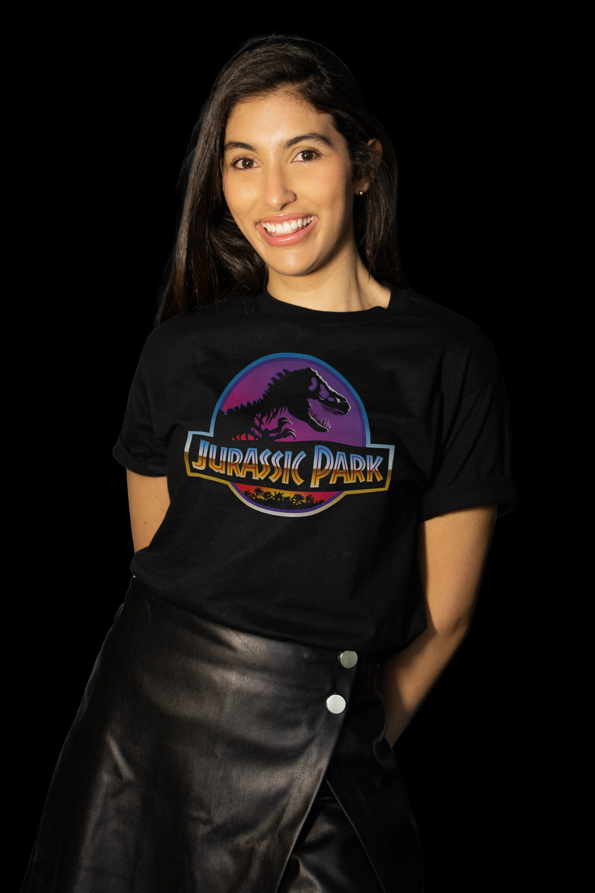 Playera de Mujer Jurassic Park Disco