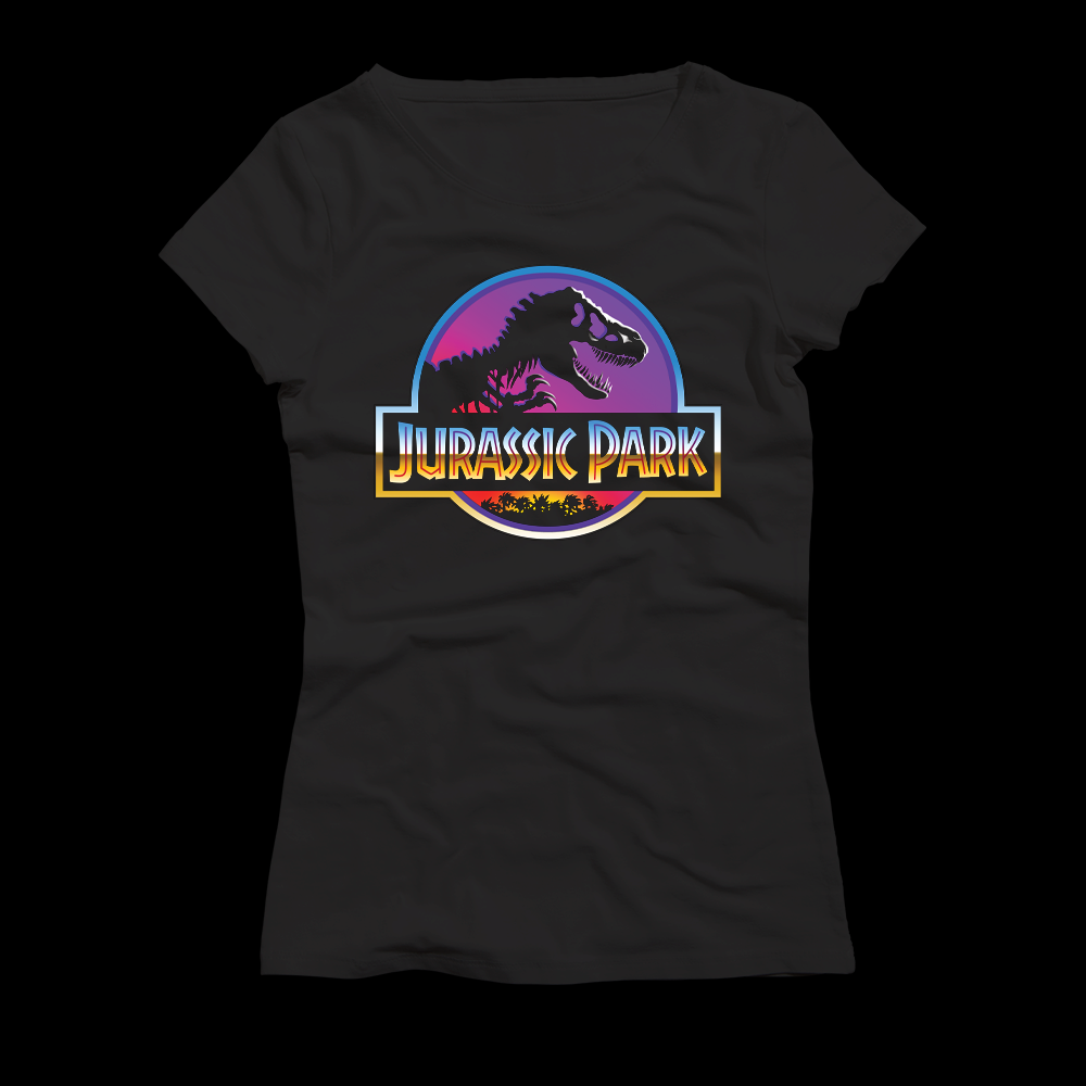 Playera de Mujer Jurassic Park Disco