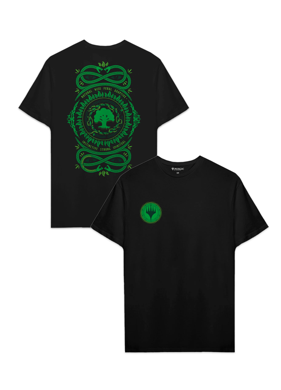 Playera Magic the Gathering Land Forest Green