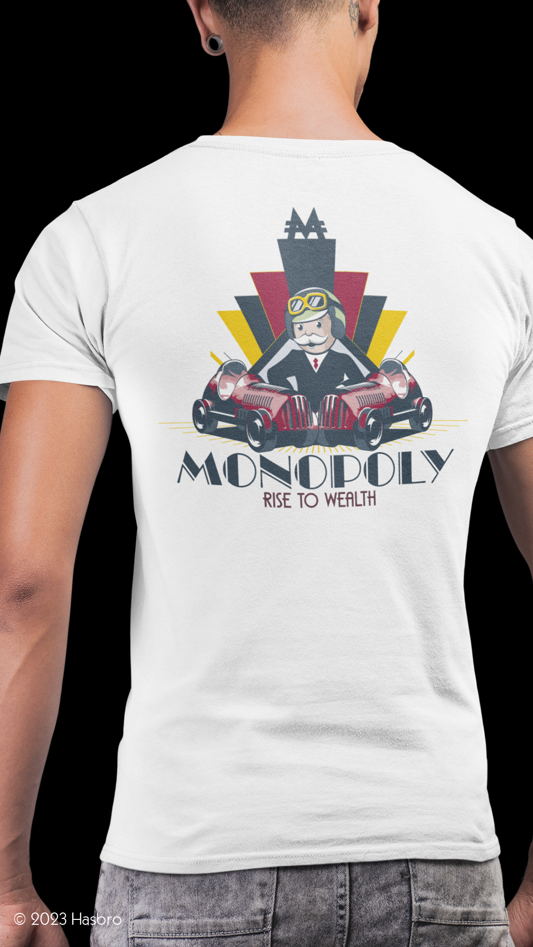 Playera Monopoly Rise to Wealth